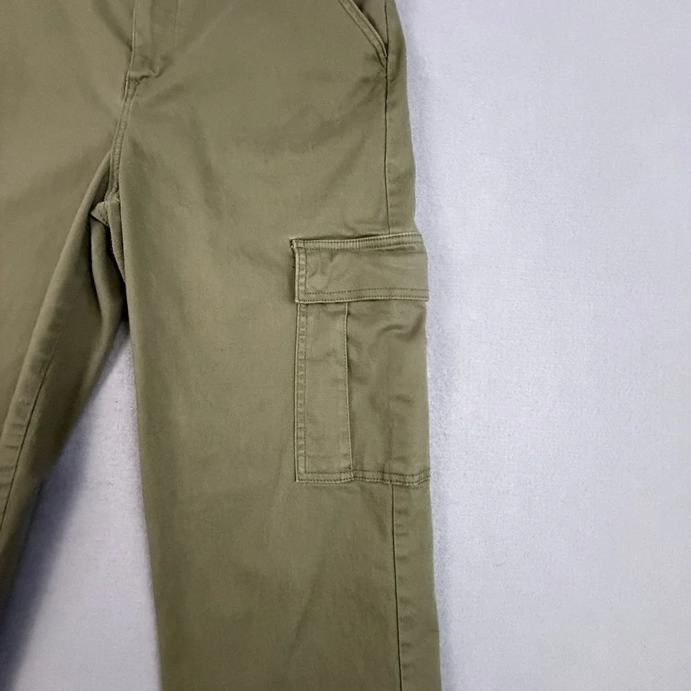 Bagatelle Collection Cargo Pants Women's Size 12‎ Relaxed Fit Stretch Army Green